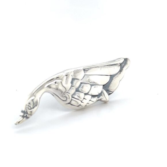 Tiffany & Co Goose Brooch Sterling Silver Estate TIF896 - Picture 1 of 9